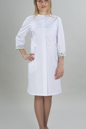 8000 Халат медицинский женский 154 принт (р. 40-54)