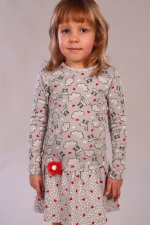 1000 Платье БЕМБИ (98-134), интерлок