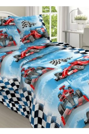 6178  КПБ  1917 ГОНКИ, поплин 