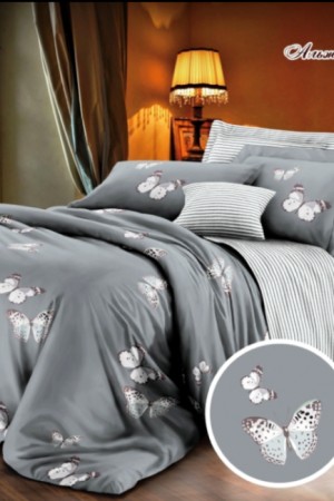 6350 КПБ АЛЬЖБЕТТА, сатин на молнии