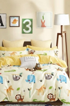 6354 КПБ  АФРИКА, сатин на молнии