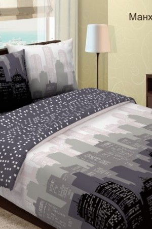 6107 КПБ  МАНХЕТЕН , бязь