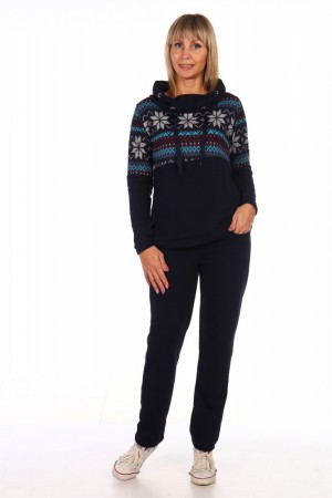 К-3201 Костюм ЛАПЛАНДИЯ синий(46-60), футер